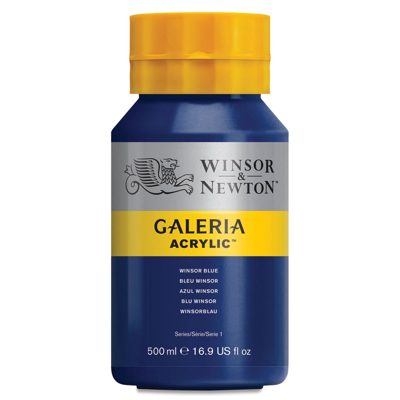 Winsor & Newton Galeria Flow Acrylics - Winsor Blue, 500 ml tube